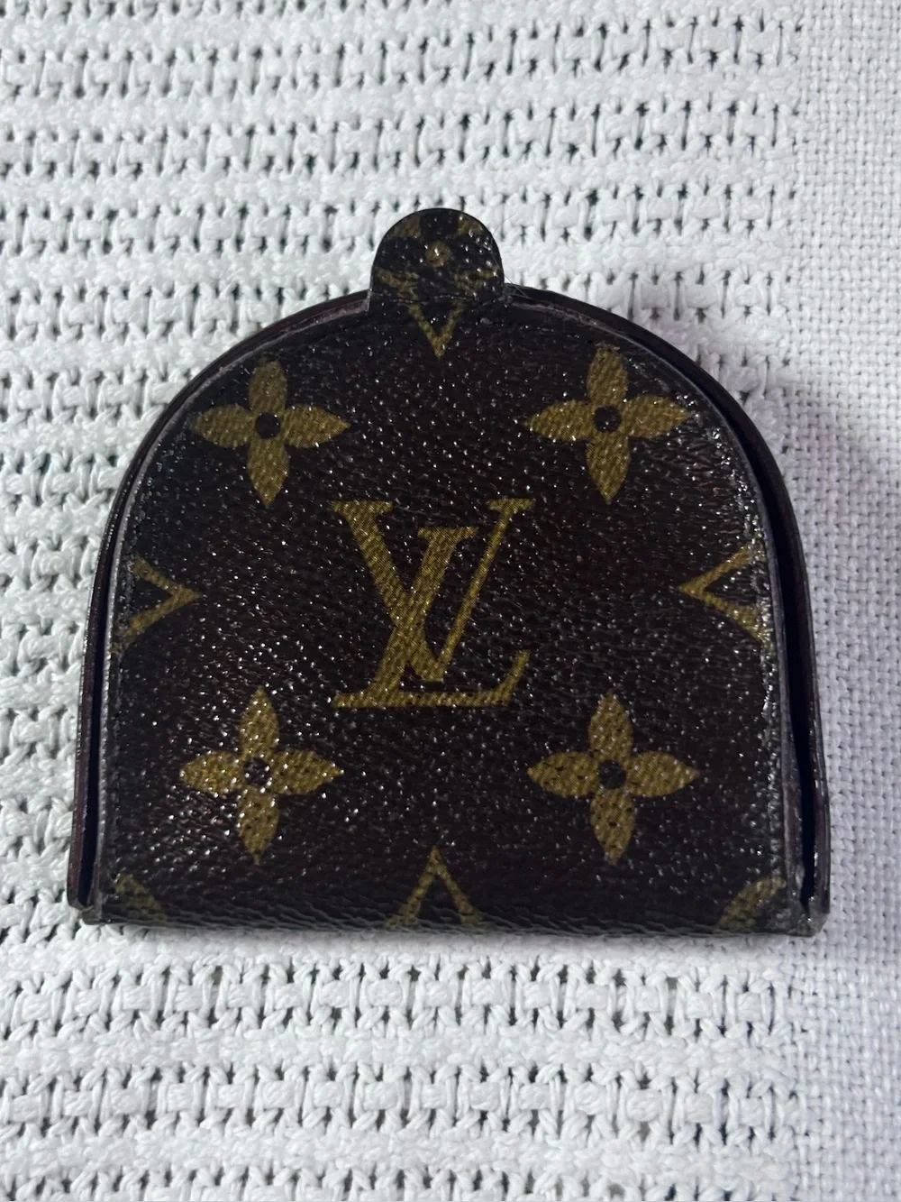 Vintage Louis Vuitton Monogram Canvas Porte Monnaie Gousset Coin Pouch